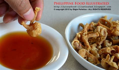 Philippine Food Illustrated: chicharon buchi .